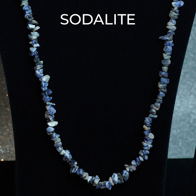 Sodalite Chips Mala