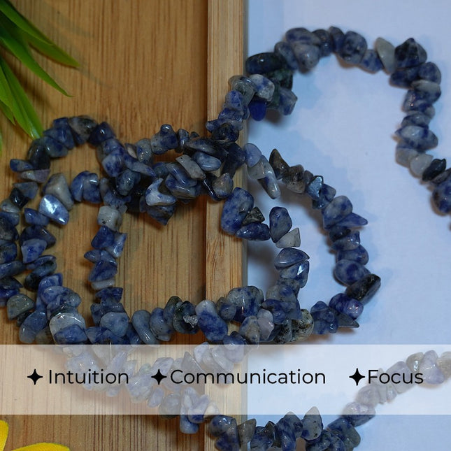 Sodalite Chips Mala