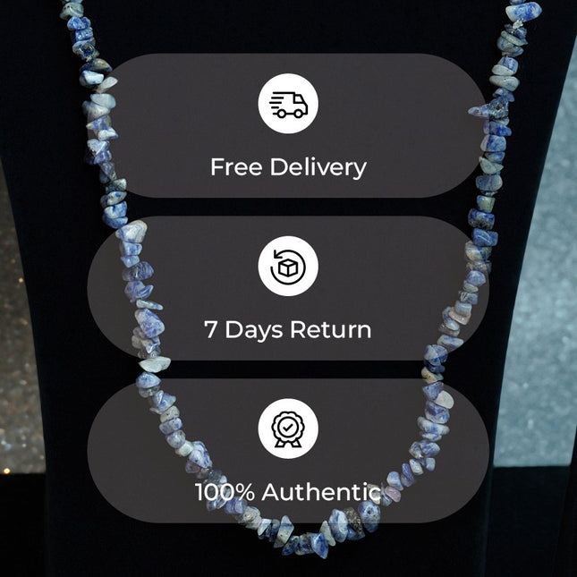 Sodalite Chips Mala