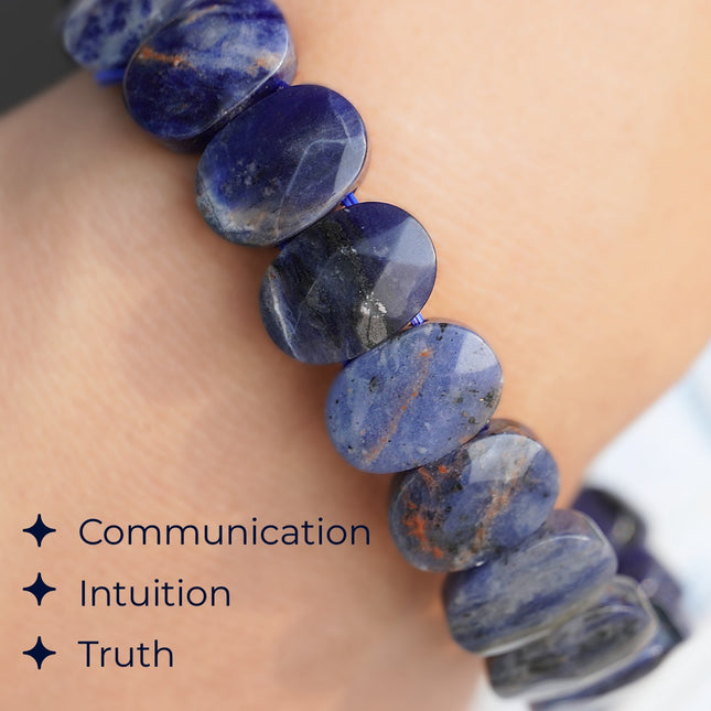 Sodalite Designer Beads – Speak Your Truth, Embrace Inner Wisdom