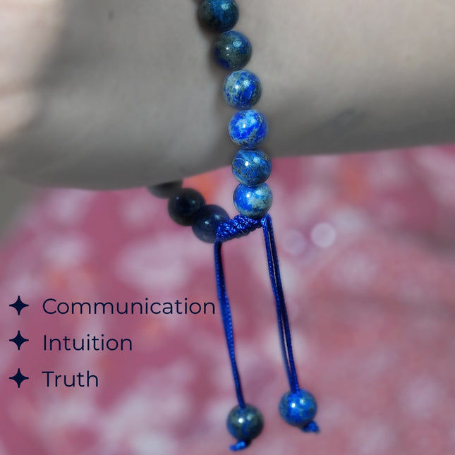 Sodalite Single Dori Bracelet – Intuition, Clarity & Inner Peace