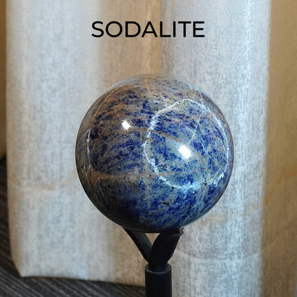 Sodalite Crystal 8 Kg Ball – Truth, Intuition & Mental Clarity