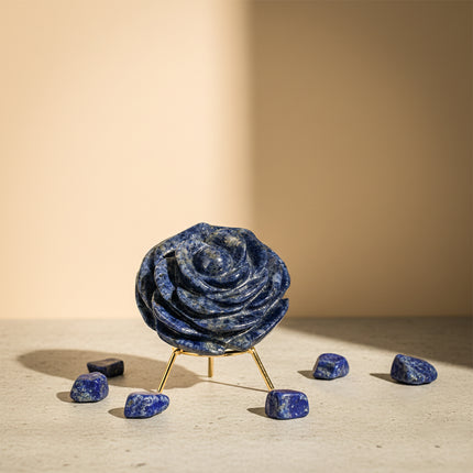 Blue Aventurine Stone Flower