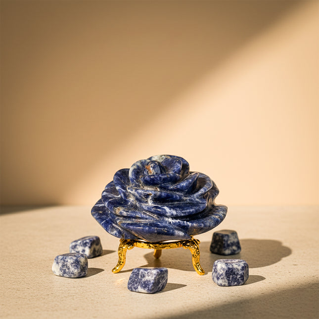 Sodalite Stone Flower