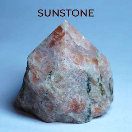 Sunstone Raw Points – Stone of Joy, Confidence & Solar Energy