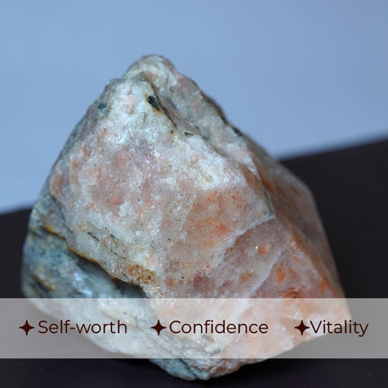 Sunstone Raw Points – Stone of Joy, Confidence & Solar Energy