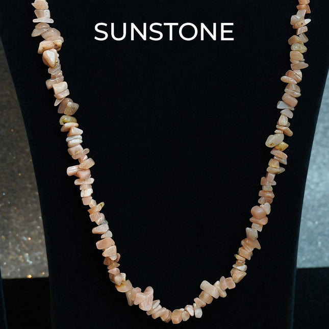 🌞 Sunstone Chips Mala