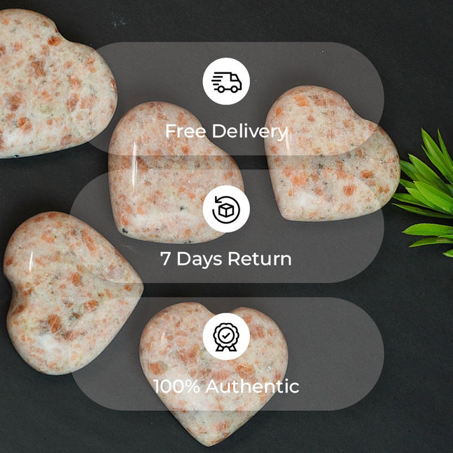 ☀️ Sunstone – Big Heart Stone