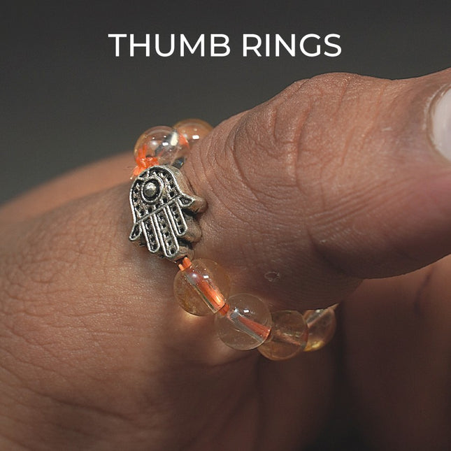 💍 Crystal Thumb Rings