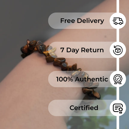 Tiger Eye Chips Bracelet