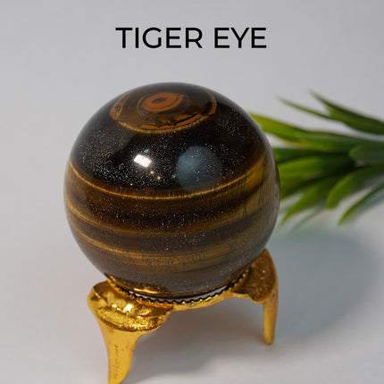 Tiger Eye Crystal Ball – Stone of Courage, Confidence & Protection