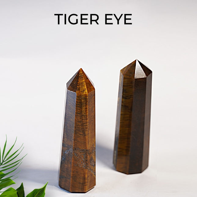 Tiger Eye Wand – Grounding, Confidence, and Protection