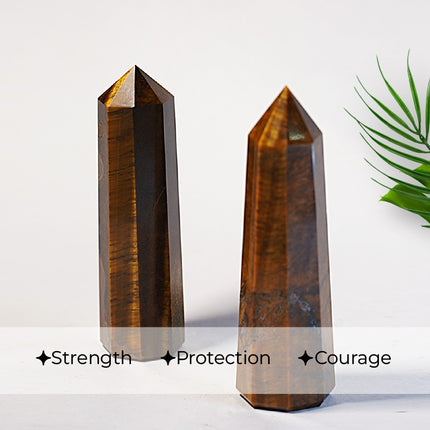 Tiger Eye Wand – Grounding, Confidence, and Protection