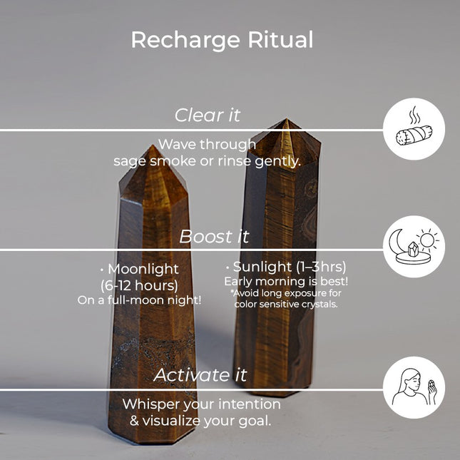 Tiger Eye Wand – Grounding, Confidence, and Protection