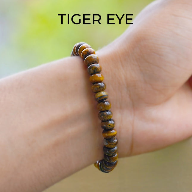 🐅 Tiger Eye Wati Bracelet — The Stone of Protection & Confidence