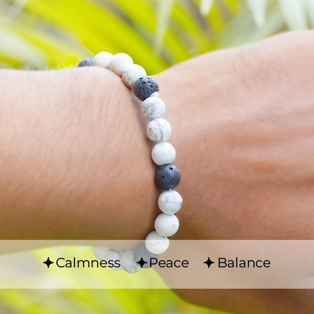 Tranquil Root Round Beads Bracelet