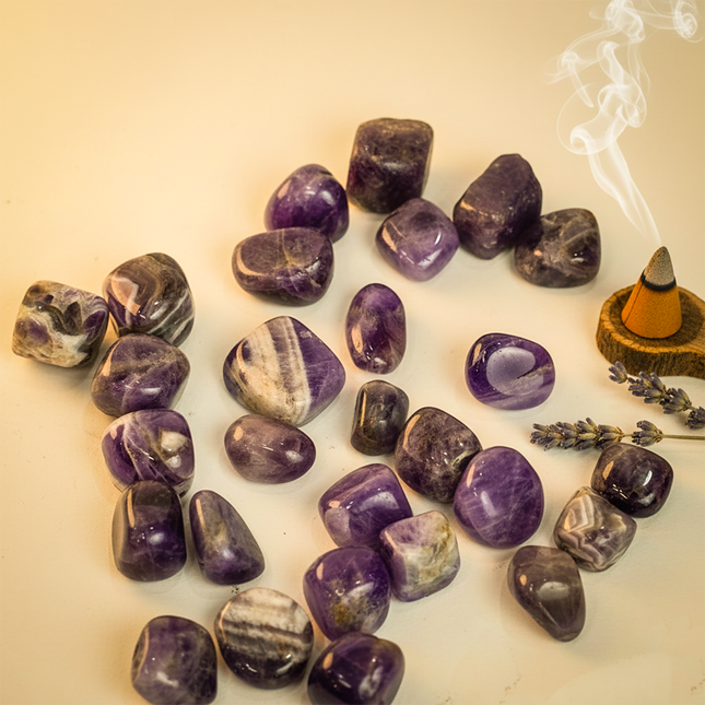 Natural Amethyst Tumble Stones