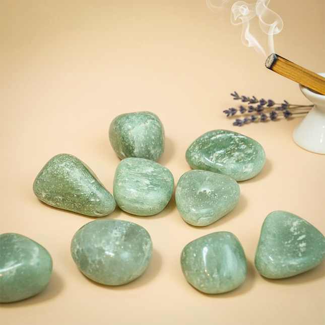 Natural Green Aventurine Tumble Stones