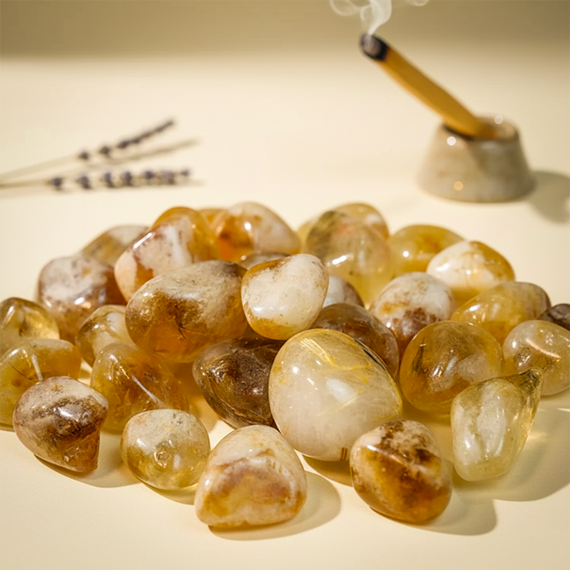 Natural Citrine Tumble Stones