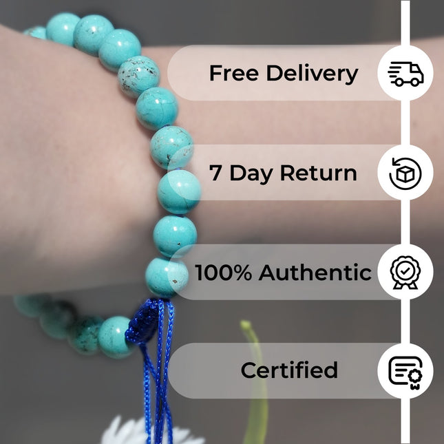 Turquoise Single Dori Bracelet – Protection, Positivity & Communication