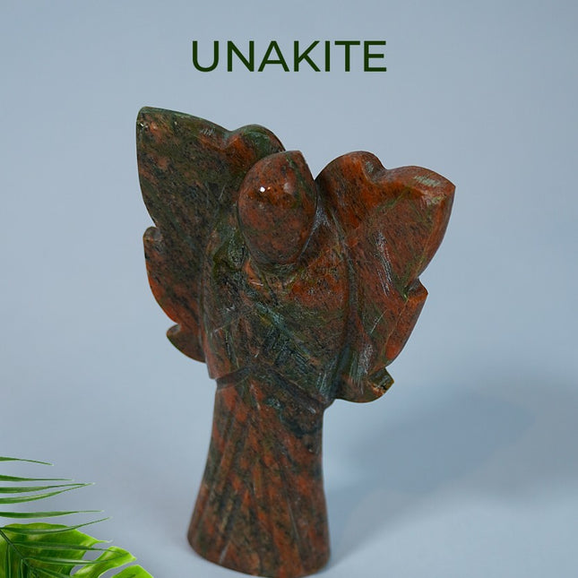 Unakite Angel – Emotional Healing, Heart Awakening & Spiritual Support