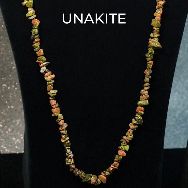 Unakite Chips Mala
