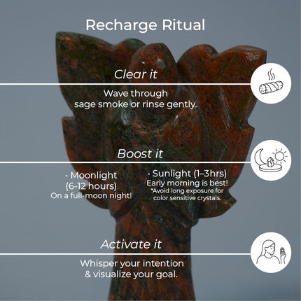 Unakite Angel – Emotional Healing, Heart Awakening & Spiritual Support