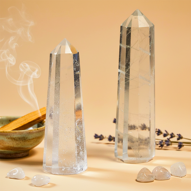Clear Quartz Crystal Wand