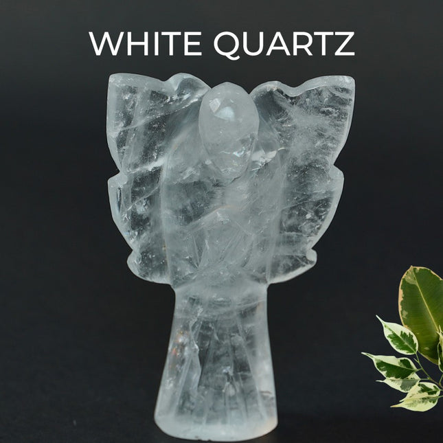 White Quartz Angel – Spiritual Purity, Peaceful Energy & Divine Light