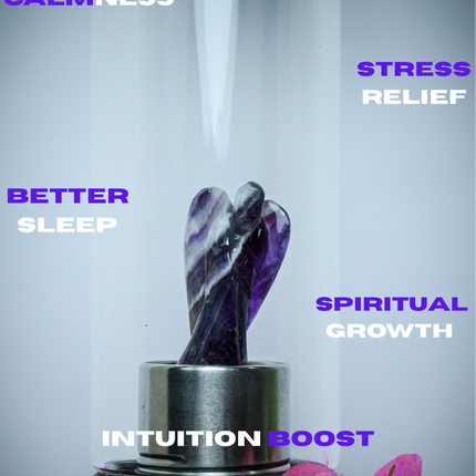 Amethyst Angel Bottle