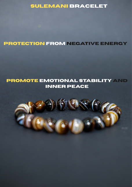 Sulemani Hakik Round Beads Bracelet