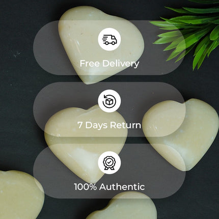 💛 Yellow Aventurine – Big Heart Stone