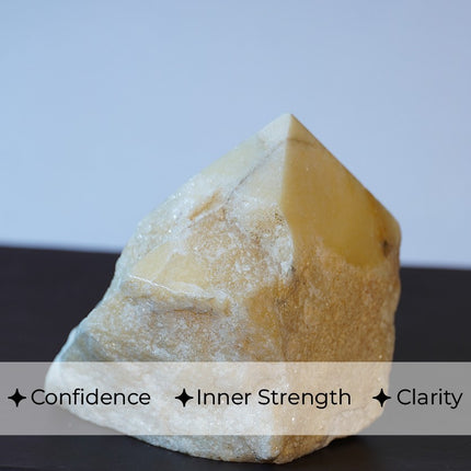 Yellow Aventurine Raw Points – Stone of Optimism, Confidence & Clarity