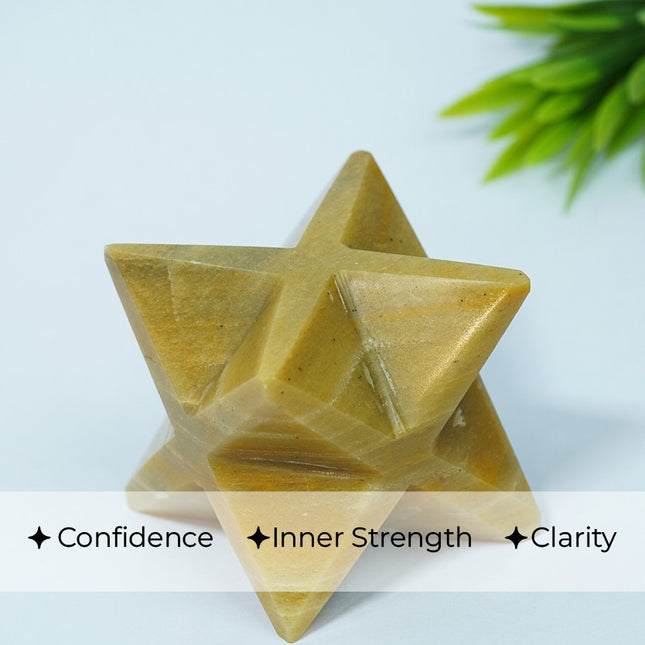 Yellow Aventurine Merkaba Big Star