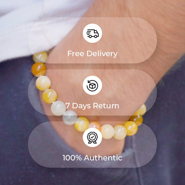 🛍️ Yellow Aventurine Beads Bracelet — Awaken Confidence, Joy & Personal Power