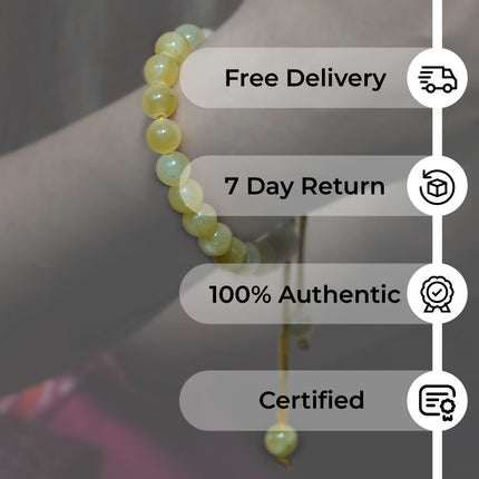 Yellow Calcite Single Dori Bracelet – Optimism, Energy & Personal Power