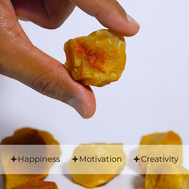 Yellow Calcite Raw Stone – Radiate Positivity & Mental Clarity