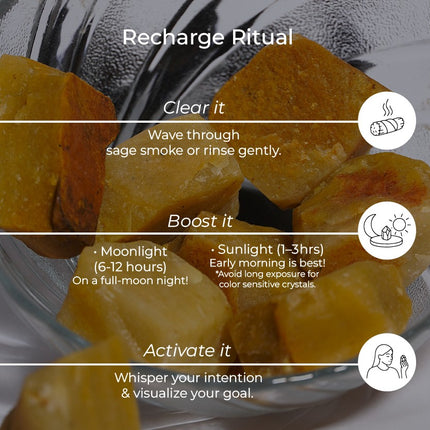 Yellow Calcite Raw Stone – Radiate Positivity & Mental Clarity