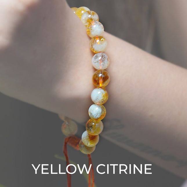 Yellow Citrine Single Dori Bracelet – Abundance, Joy & Empowerment