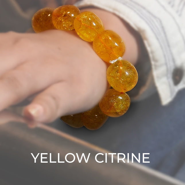 Yellow Citrine Tumble Bracelet – Radiate Abundance, Joy & Personal Power