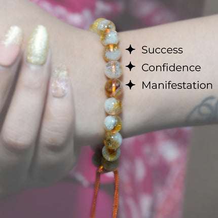 Yellow Citrine Single Dori Bracelet – Abundance, Joy & Empowerment