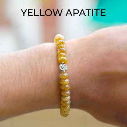 💛 Yellow Apatite Wati Bracelet — Empowerment, Clarity & Manifestation