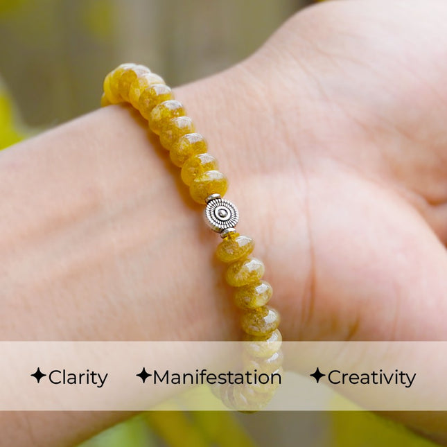 💛 Yellow Apatite Wati Bracelet — Empowerment, Clarity & Manifestation