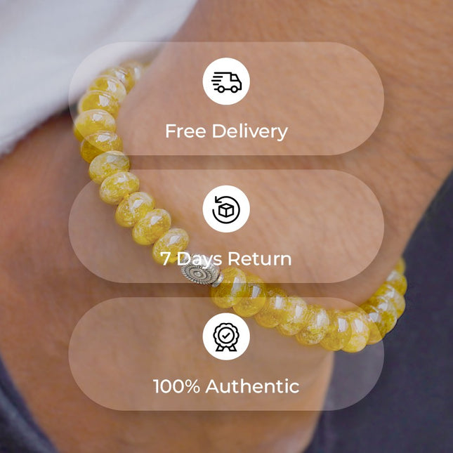 💛 Yellow Apatite Wati Bracelet — Empowerment, Clarity & Manifestation