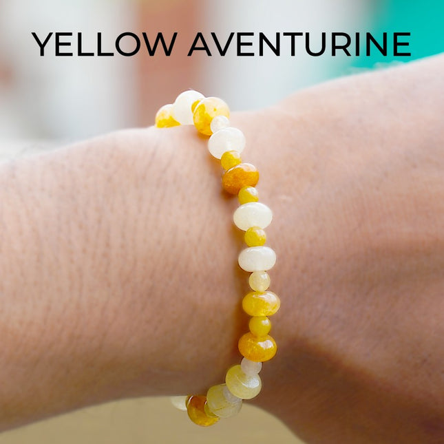 💛 Yellow Aventurine Wati Bracelet – The Stone of Optimism &  Good Fortune