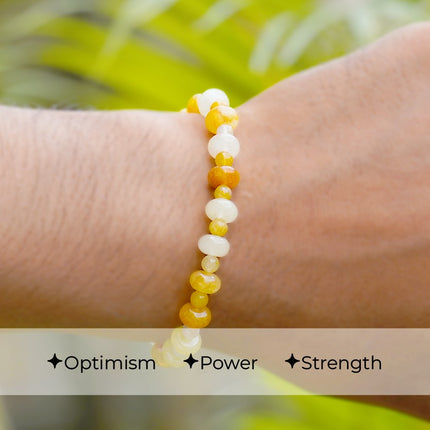 💛 Yellow Aventurine Wati Bracelet – The Stone of Optimism &  Good Fortune