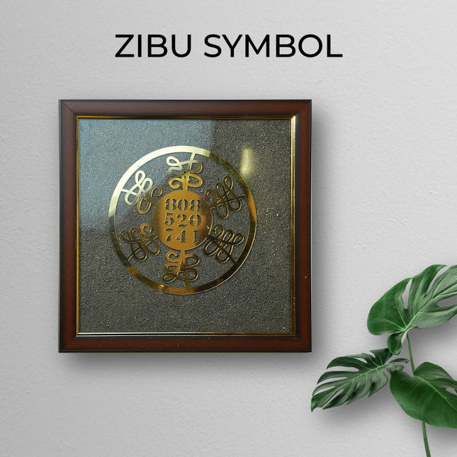 ✨ Zibu Symbol 12 Inch Frame – Divine Angelic Energy for Healing, Protection & Abundance