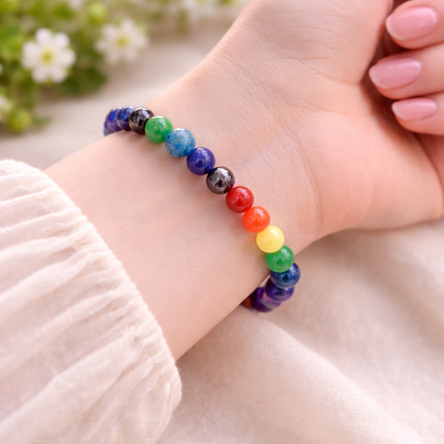 7 Chakra Bracelet - 8mm