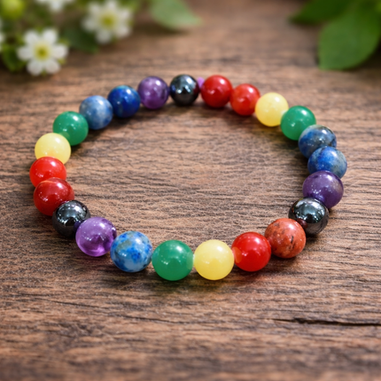 7 Chakra Bracelet - 8mm