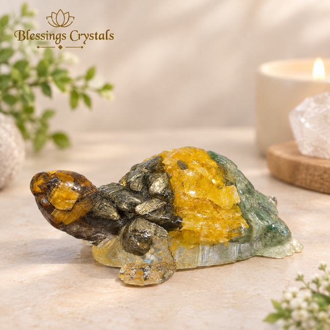 Vastu Turtoise Combo with Selenite Plate